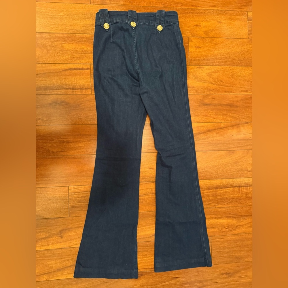 Derek Lam Crosby Robertson Flare Blue Jeans - Picture 8 of 8